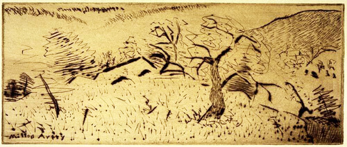 Milton Avery - Japán kert