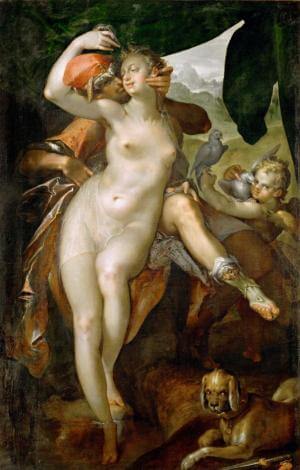 Bartholomeus Spranger (1546 – 1611) festménye 