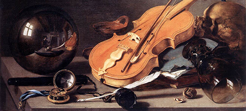 Pieter Claesz: Vanitas (részlet)
