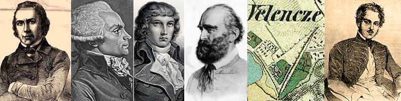 Montalembert, Robespierre,Saint Just, Széchenyi, Eötvös
