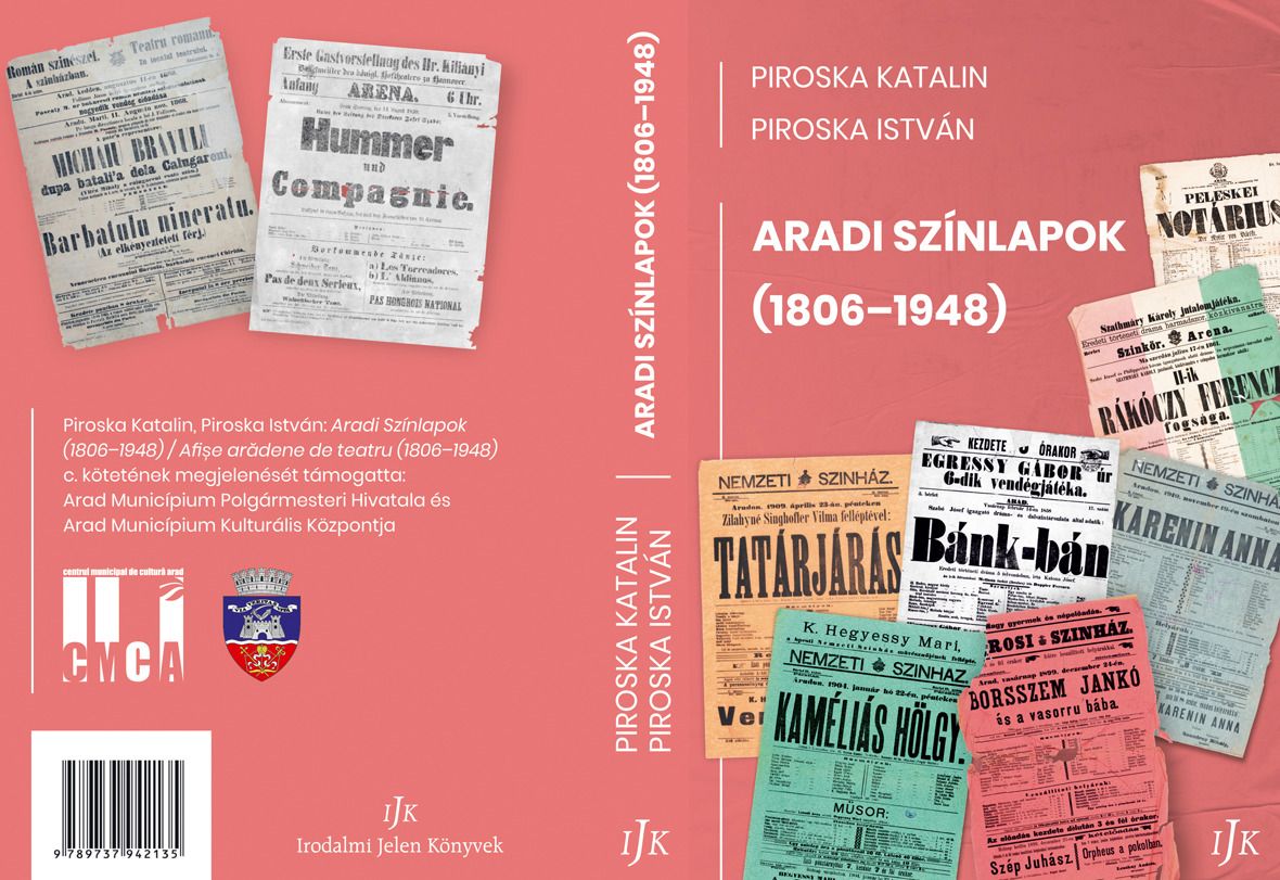 Könyvheti ajánlónk 7. – Piroska Katalin – Piroska István: Aradi színlapok (1806–1948)