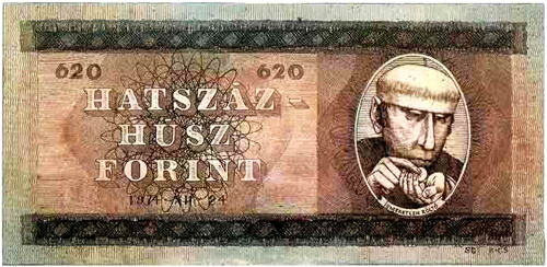 Rékassy Csaba: Hatszázhúsz forint - rézmetszet