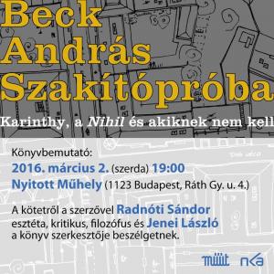 Beck András Szakítópróba